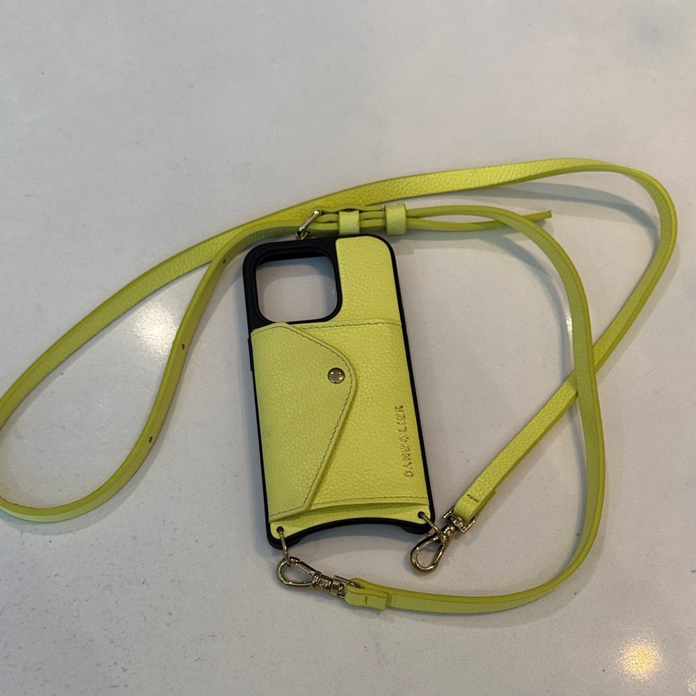 Bandolier Lime Crossbody Phone Case